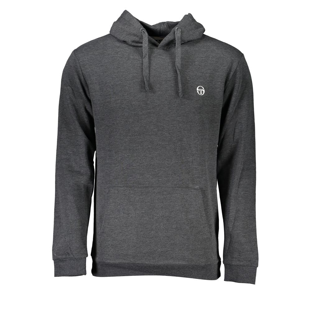 Sergio Tacchini Grigio Cotton Men Sweatshirt