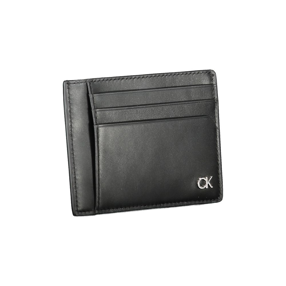 Calvin Klein Black Leather Men Wallet