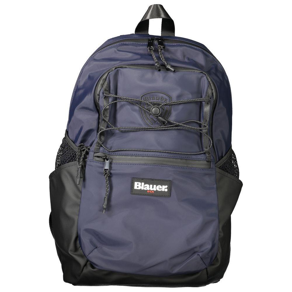 Front view with bag zipped and handles upright.