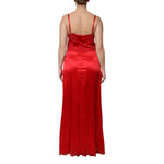 Dolce & Gabbana Red Silk Sleeveless Maxi Long Dress DR81740-46