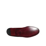 Dolce & Gabbana Red Cotton Velvet Slip On Loafers Formal Shoes MV7281-43