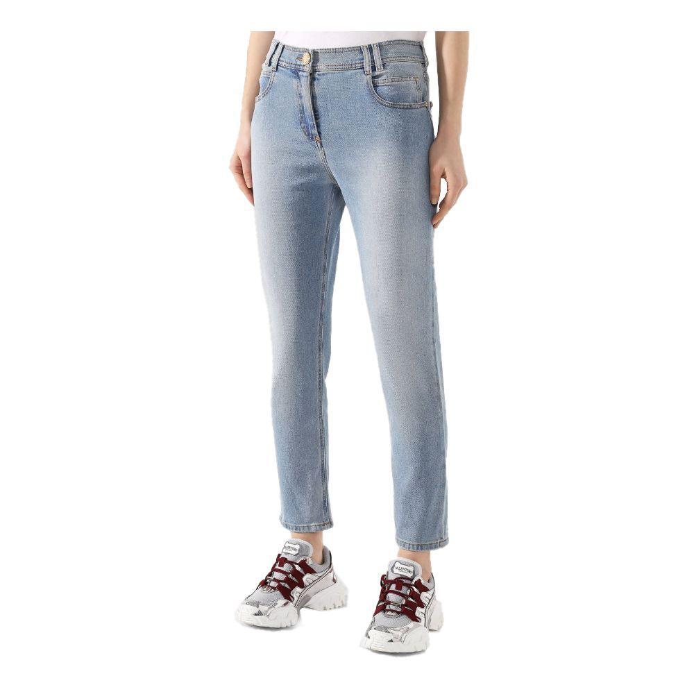 Balmain Blue Cotton Jeans & Pant BA-15522-IT38|XS