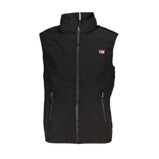 Scuola Nautica Black Polyester Jacket SC-22839-L