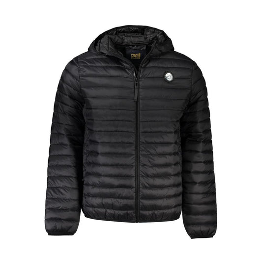 Cavalli Class Black Polyamide Men Jacket CA-31901-S
