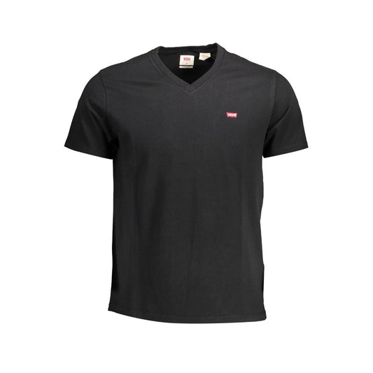 Levi's Black Cotton Men's T-Shirt