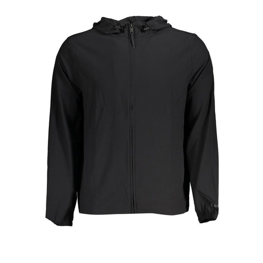Calvin Klein Sleek Hooded Sports Jacket in Breathable Fabric CA-27136-L