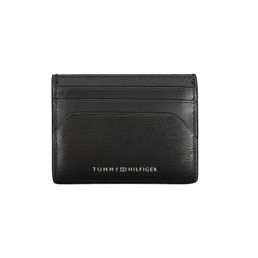 Tommy Hilfiger Black Leather Wallet Tommy Hilfiger