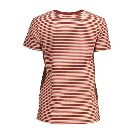 Levi's Red Cotton Women T-Shirt LE-37309-2XS