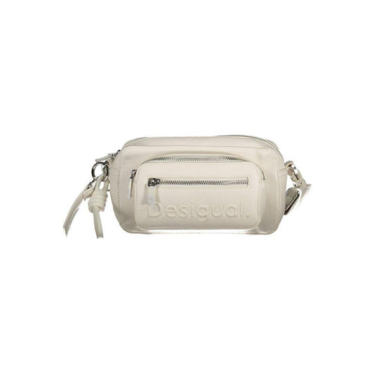 Desigual White Polyethylene Handbag DE-28056