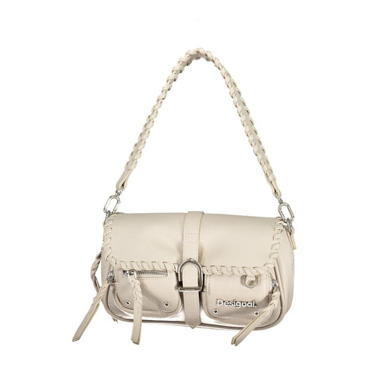 Desigual White Polyethylene Handbag DE-28058