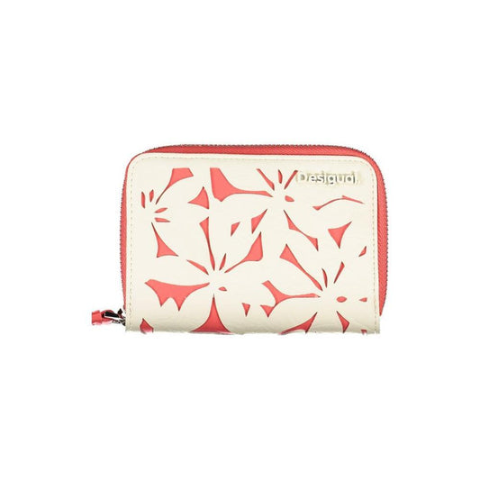 Desigual White Polyethylene Wallet DE-28950
