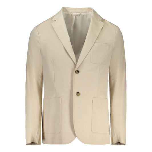 Guess Jeans Beige Cotton Jacket GU-32260-S