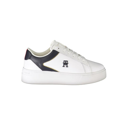 Tommy Hilfiger White Polyester Athletic Sneakers Tommy Hilfiger