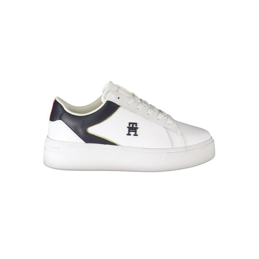 Tommy Hilfiger White Polyester Sneaker TO-29640-EU37/US7