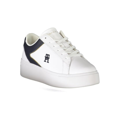 Tommy Hilfiger White Polyester Athletic Sneakers Tommy Hilfiger