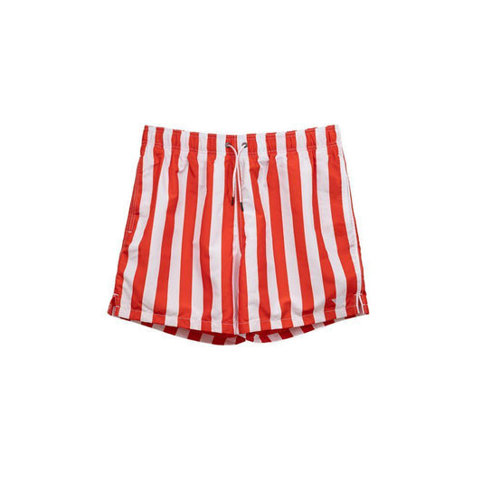 Emporio Armani Red Polyester Swim Short EM-9402665-M