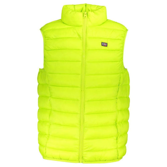 Norway 1963 Sleek Sleeveless Green Polyamide Jacket NO-23324-L