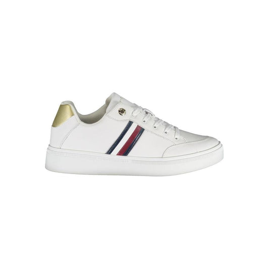 Tommy Hilfiger White Leather Women Sneaker TO-25010-EU37/US7