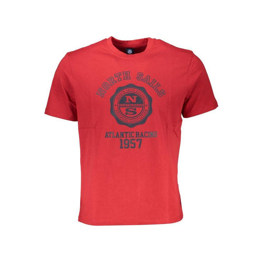 North Sails Red Cotton T-Shirt NO-27285-S