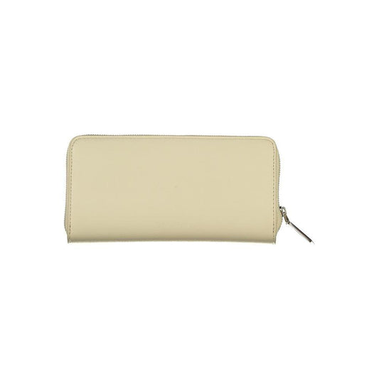 Calvin Klein Elegant Beige Zip Wallet with RFID Blocking CA-27552