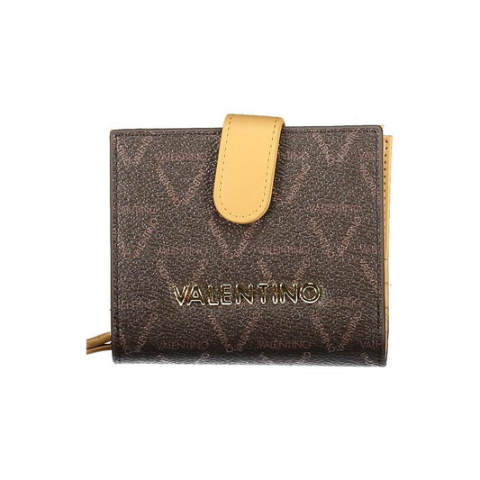 Mario Valentino Brown Polyethylene Women Wallet VA-38264