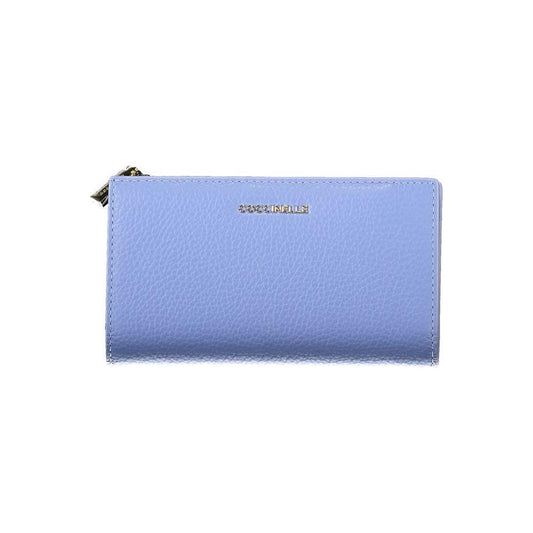 Coccinelle Light Blue Leather Women Wallet CO-34880