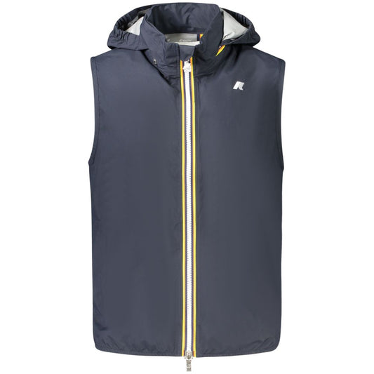 K-WAY Blue Polyester Jacket KW-34148-S