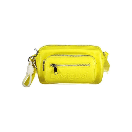 Desigual Yellow Polyethylene Handbag DE-27925