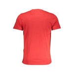 Cavalli Class Red Cotton T-Shirt CA-28566-M