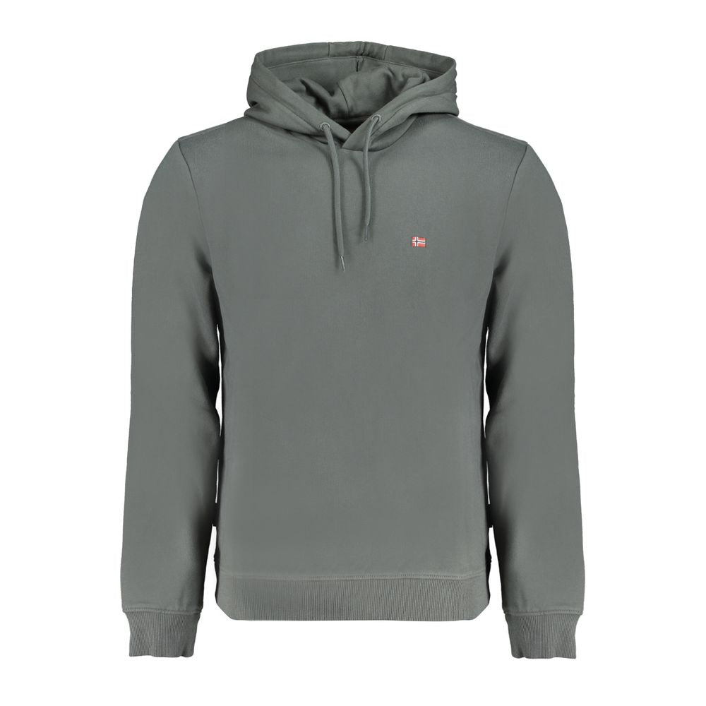 Napapijri Green Cotton Sweatshirt Napapijri