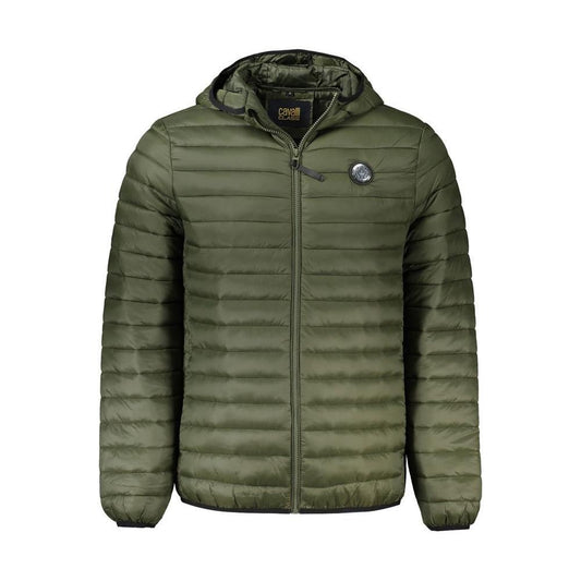 Cavalli Class Green Polyamide Men Jacket CA-31945-S