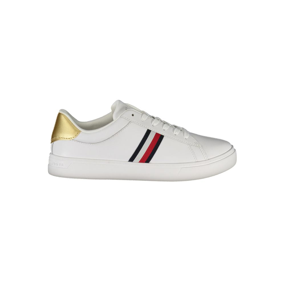 Tommy Hilfiger White Leather Women Sneaker TO-35338-EU36/US6