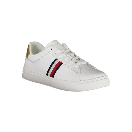 Tommy Hilfiger White Leather Women Sneaker TO-35338-EU36/US6