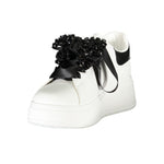 Laura Biagiotti White Polyester Women Sneaker LA-36490-EU37/US7