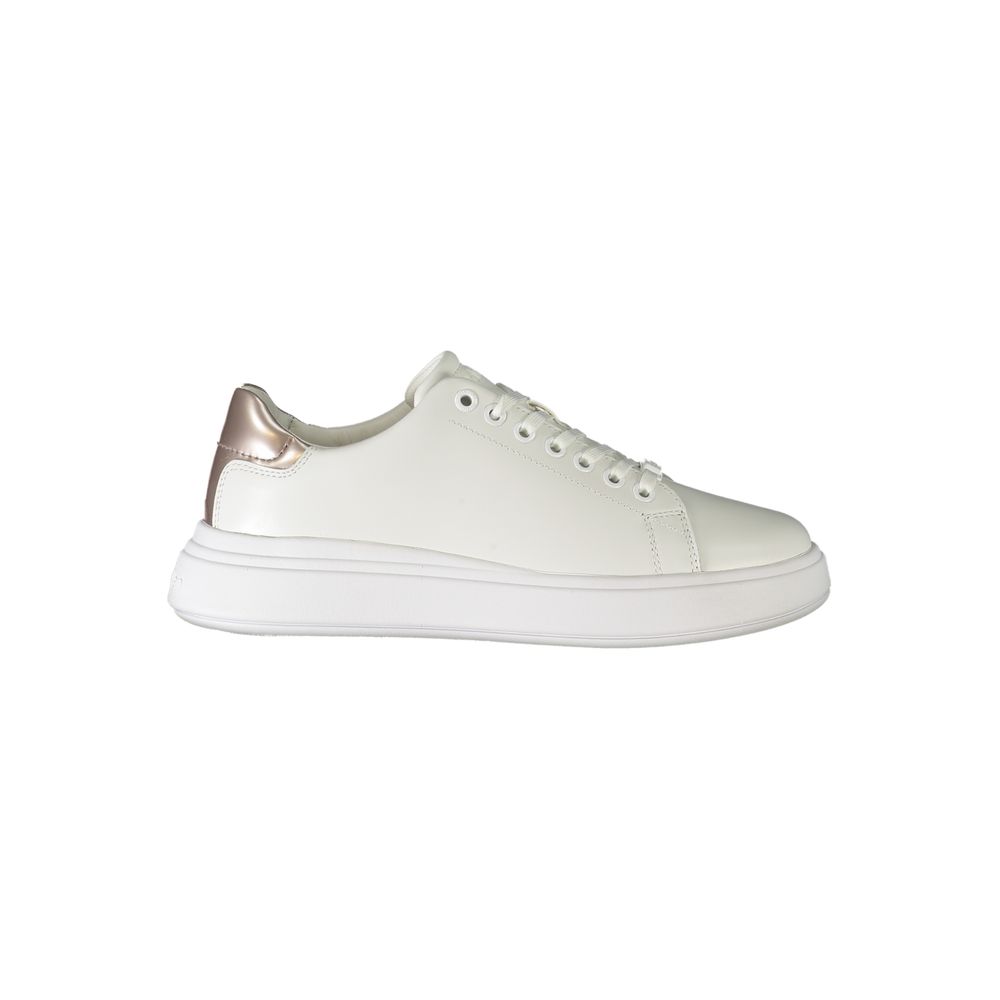 Calvin Klein White Polyester Athletic Sneakers Calvin Klein