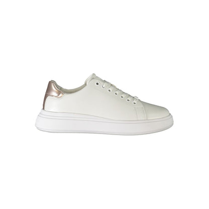 Calvin Klein White Polyester Athletic Sneakers Calvin Klein