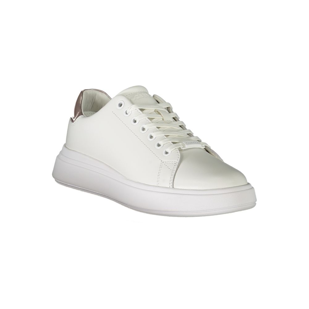 Calvin Klein White Polyester Athletic Sneakers Calvin Klein