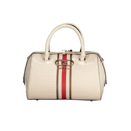 Guess Jeans Beige Polyethylene Handbag GU-30167