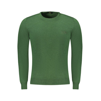 Cavalli Class Verde Viscose Men Sweater