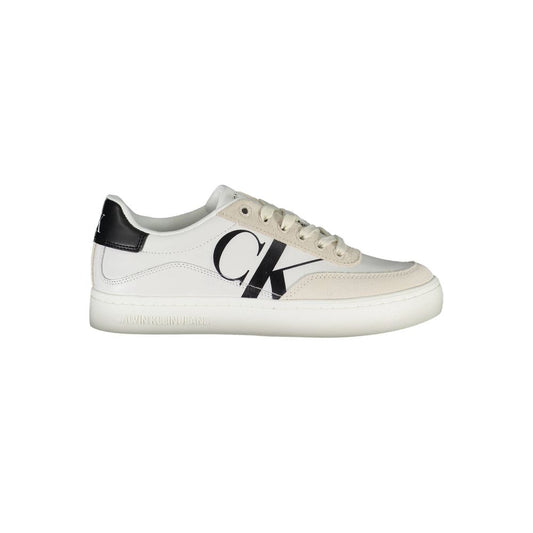 Calvin Klein White Polyester Athletic Sneakers Calvin Klein