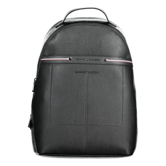 Tommy Hilfiger Black Polyethylene Men Backpack TO-38000