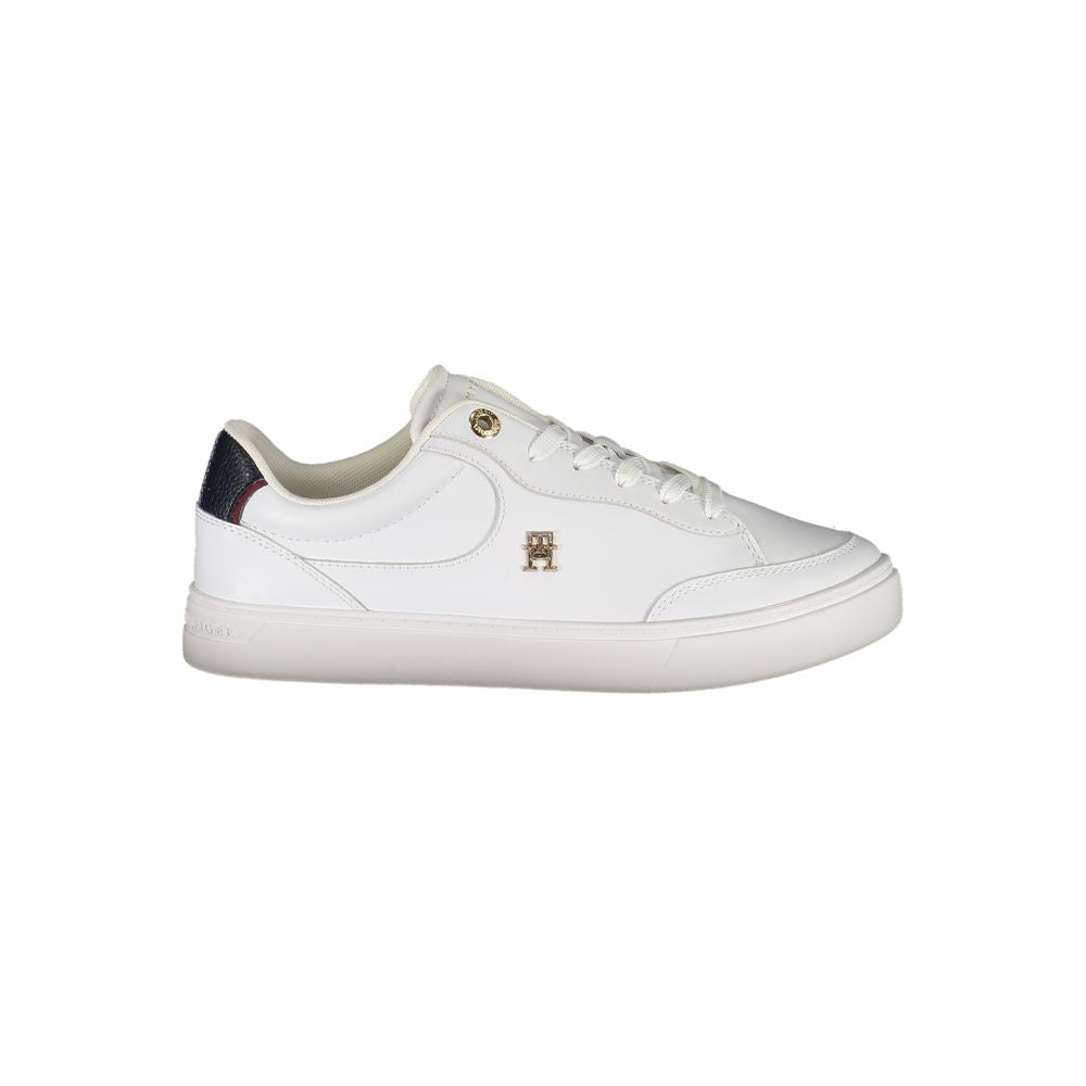 Tommy Hilfiger White Leather Women Sneaker TO-36730-EU36/US6