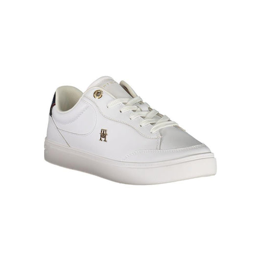Tommy Hilfiger White Leather Women Sneaker TO-36730-EU36/US6