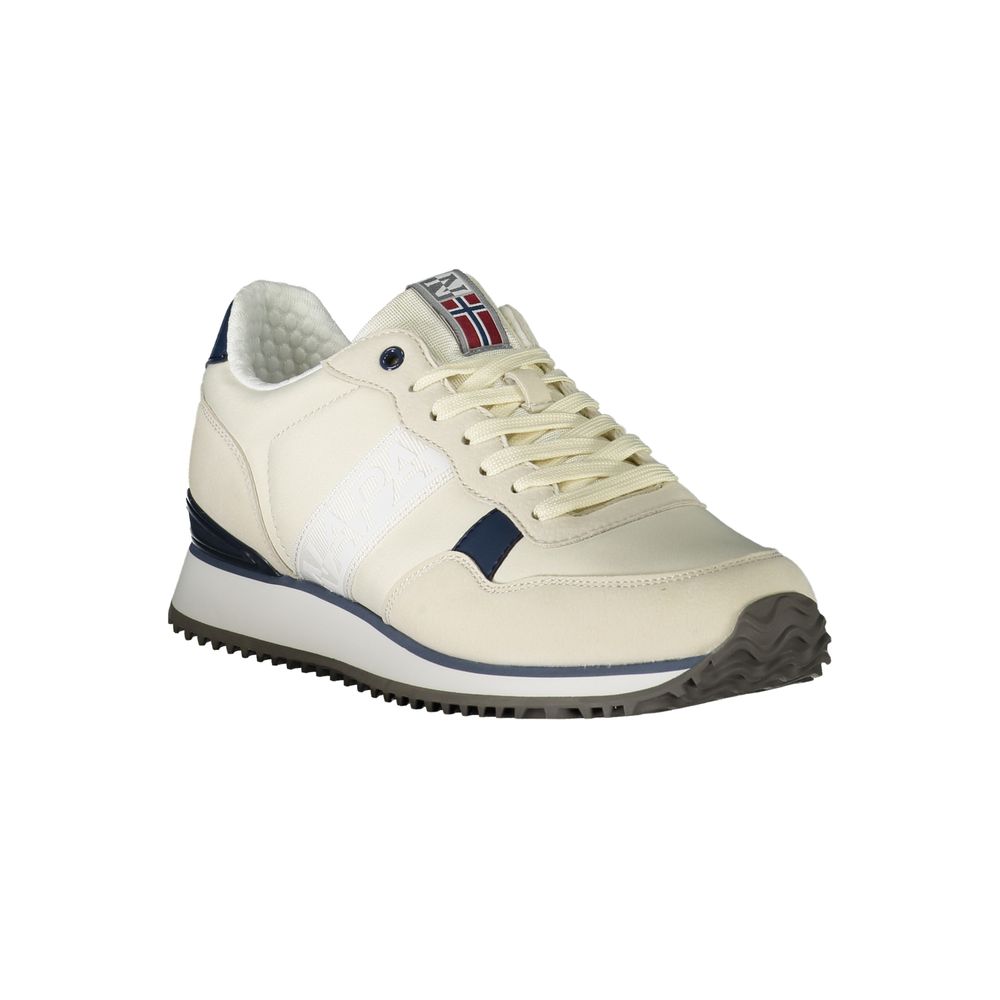 Napapijri White Polyester Athletic Sneakers Napapijri