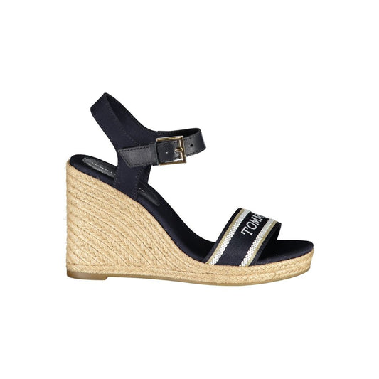 Tommy Hilfiger Blue Polyester Wedge Sandals Tommy Hilfiger