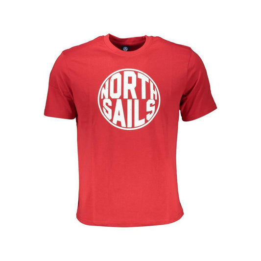 North Sails Red Cotton T-Shirt NO-27111-S
