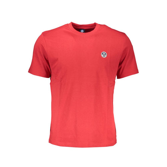 North Sails Red Cotton T-Shirt NO-27296-S