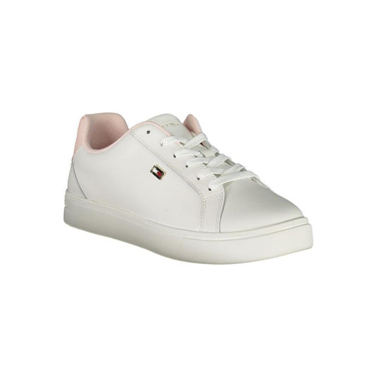 Tommy Hilfiger White Polyester Sneaker TO-29201-EU37/US7