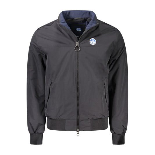 North Sails Black Polyamide Men Jacket NO-32954-S