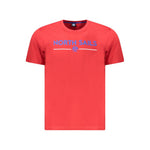 North Sails Red Cotton Men T-Shirt NO-34377-S